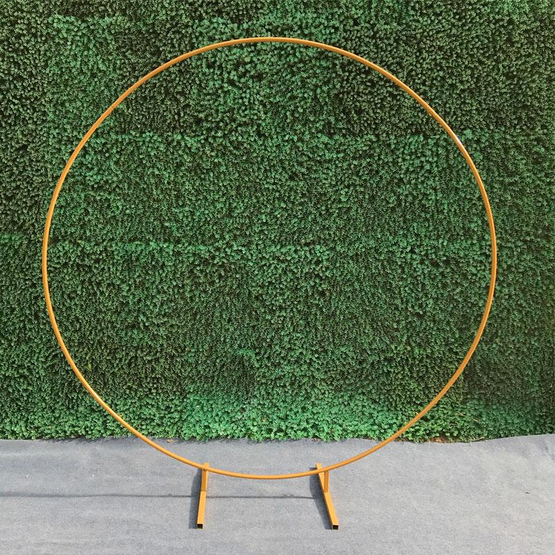 

Party Decoration Iron Round Metal Arch Garden Balloon Flower Indoor And Outdoor Wedding Birthday Wall Shelf