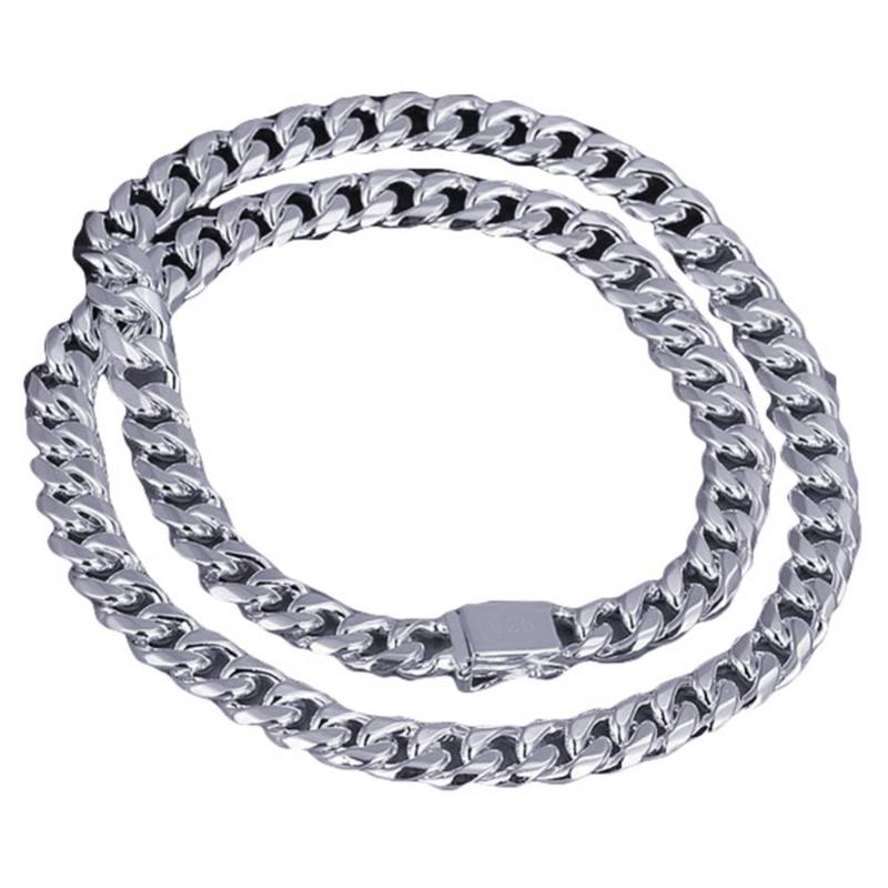 

Chokers 40% Drop!! Fashion Men Wide Thick Stamp Chain Necklace Party Club Jewelry Christmas Gift