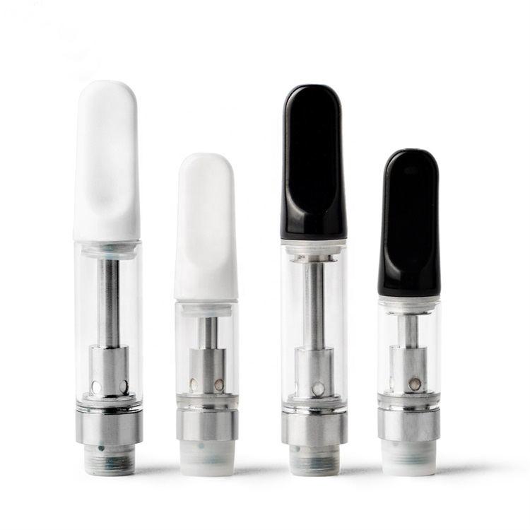 

Curevapor Vape atomizer Ceramic Tip 510 Thread Disposable Cartridge Lead Free E Cig Ceramic-coil Glass Tank 0.5 1ML Thick Oil Vaporizer Blac