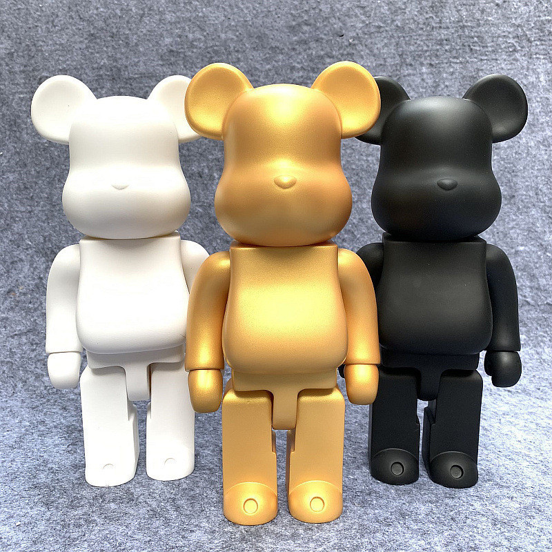 

11" Bearbrick 400% Gloomy Popobe Kaws BB Be@rbrick BRIAN Original Fake Artware Ornaments Vinyl Action Figure Toy BOX 28CM C432 X0503