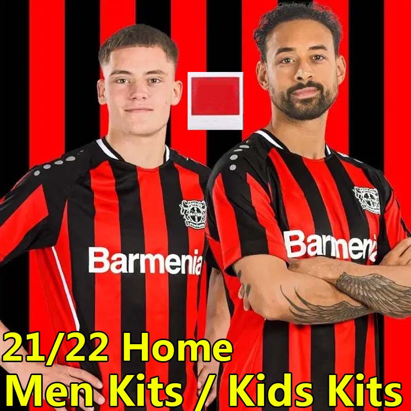 

21/22 Bayer 04 Leverkusen Soccer Jerseys DEMIRBAY WIRTZ BAKKER Football Shirt 2021 2022 BAILEY SCHICK PAULO CH Aranguiz DIABY men+kids kit Jersey, 20-21 home kit
