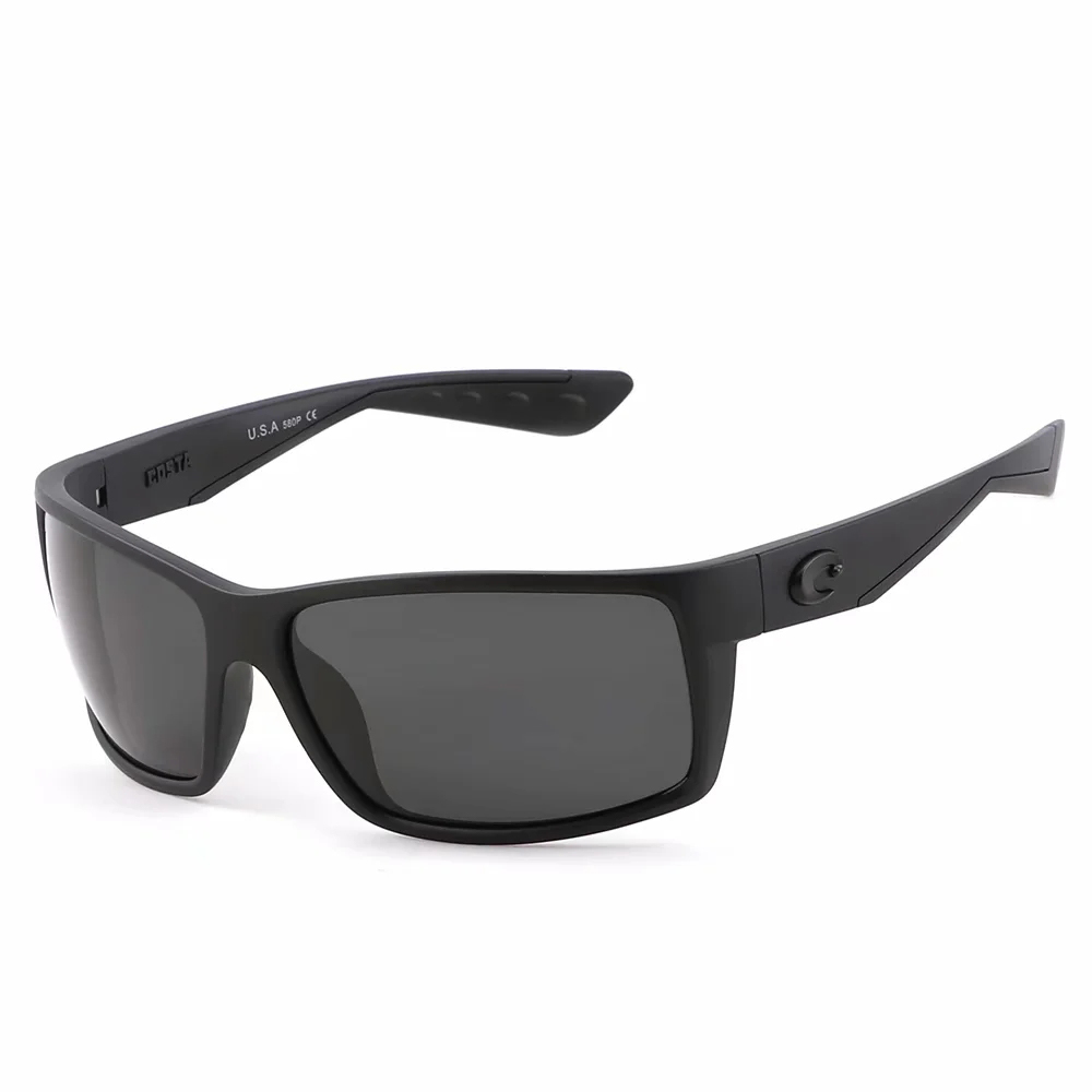 

Classic costa sunglasses mens Reefton_580P Polarized UV400 PC Lens high quality Fashion Brand Luxury Designers Sun glasses for women TR90 frame &Case, White;black