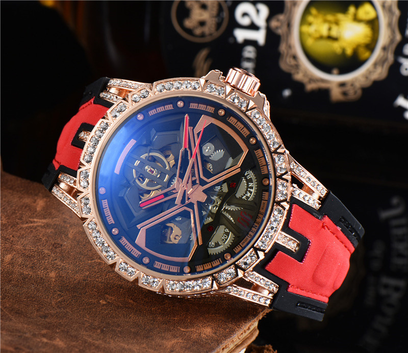 The high quality Luxury Watchbr-U1 Automatic Mechanical Watches Three needle series Bezel Stainless Steel Women Diamond Watch roger brand-image-673464369