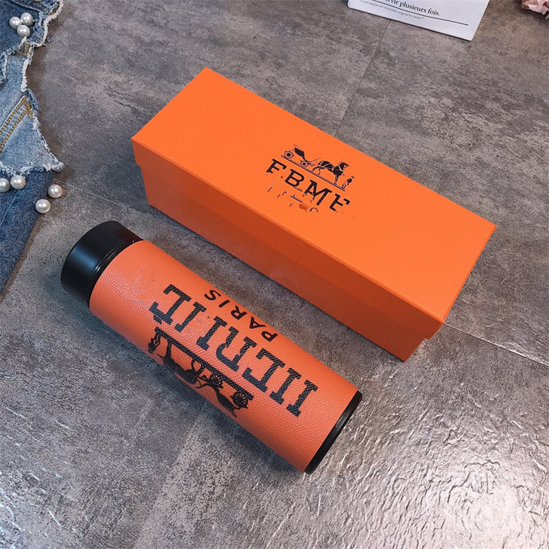 

classic design water bottles thermos cup flask home travel temperature displaylight luxury gift box