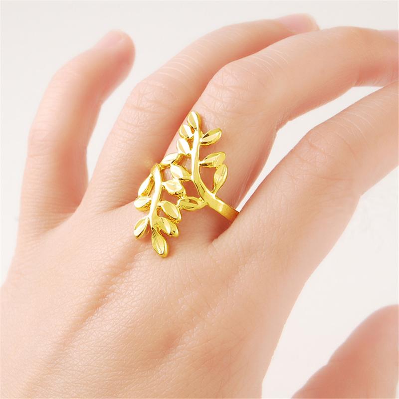 

Yellow Color Rings Women Gold Ring Fine Jewelry Party Accessories Gift Cluster