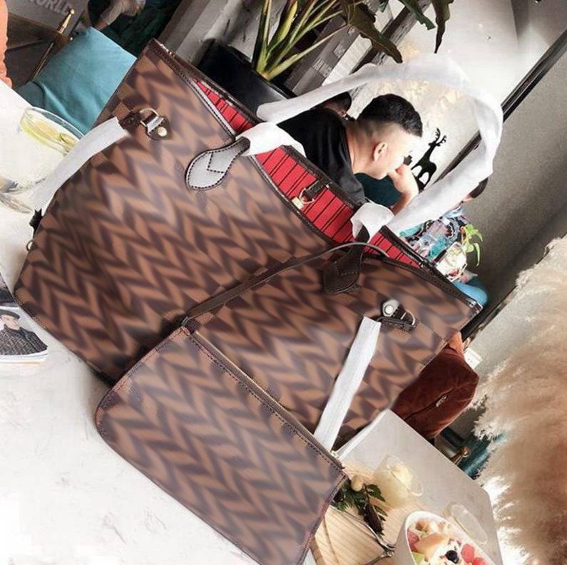 

luxury handbag fashion women crossbody bag favorite design logo chain clutch leather handbags bags wallet - l2390, Red;black