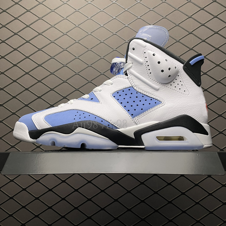 

Jumpman 6 Designers Basketball Shoes University Blue White College Navy Black Sports Shoe 6s VI Outdoor Jogging Trainers Sneakers, 01