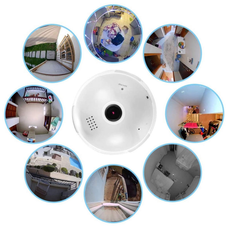 

Wireless IP Camera Bulb Light FishEye 360 Degree 3D VR Mini Panoramic Home WiFi CCTV Security Bulb Camera IP 2MP 13MP