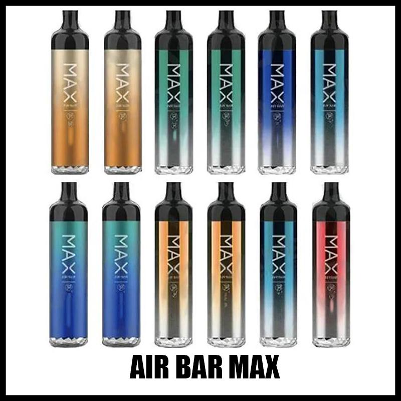 

Air Bar Max Lux Disposable Device Pods E Cigarette Airbar 1250mAh Cartridges Prefilled 6.5ml Starter Kits 12 Colors Vaporizer Oil Carts