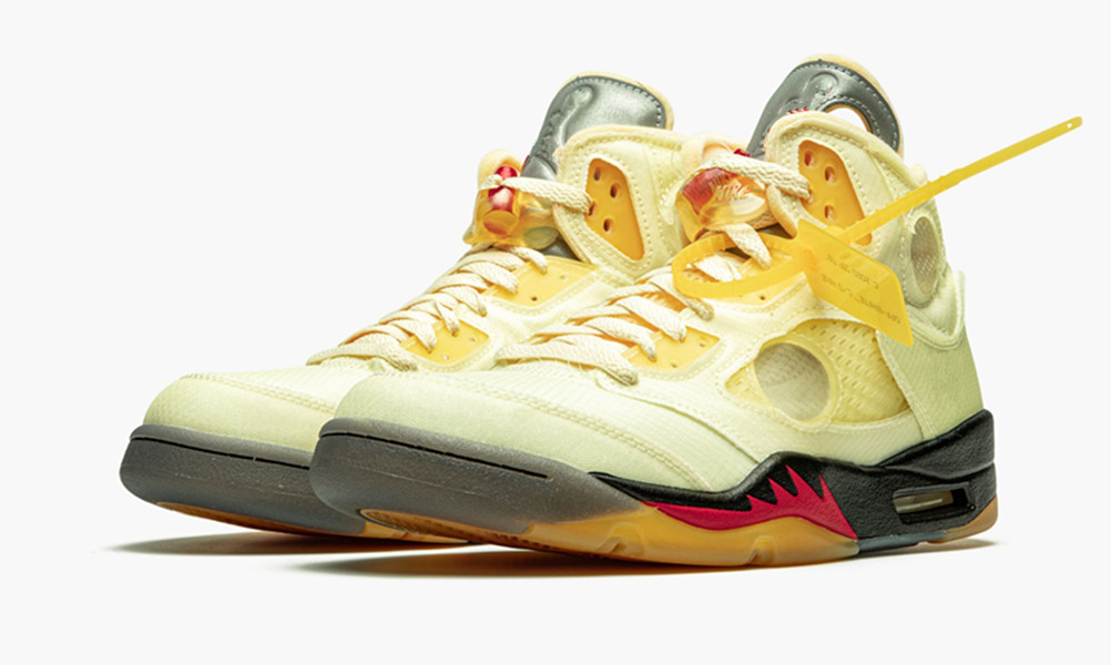

OFF Jumpman 5 X RETRO WHITE Basketball Shoes SAIL/FIRE RED-MUSLIN-BLACK Outdoor SNKRS Sports With Original Box