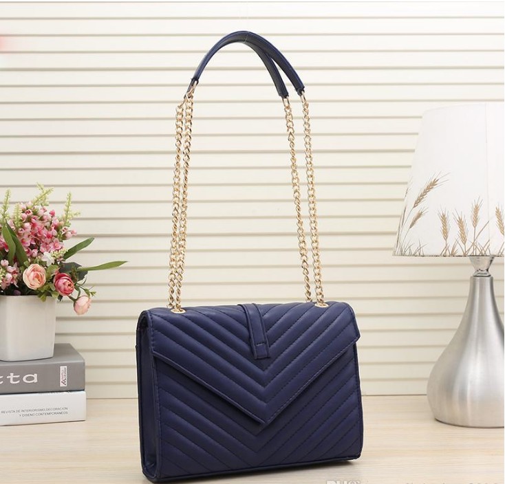 

2022handbags square fat LOULOU chain bag real leather women's bag large-capacity shoulder bags high quality quilted messenger bag, White