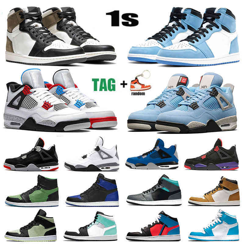 

Dark mocha 1 1s Mens Basketball Shoes Bred what the 4 4s Twist Obsidian University Blue fearless Banned toe women men sports Sneakers, Color#35
