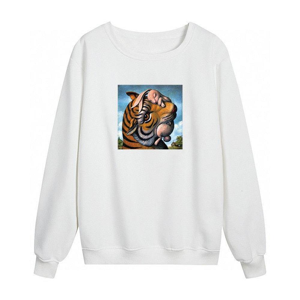 Fashion Vintage Men Hoodie 20ss Mens Womens Autumn Winter Long Sleeve Comfortable Polo Sweatshirt 2020 Tiger Printed Pullover Hoodies Coat