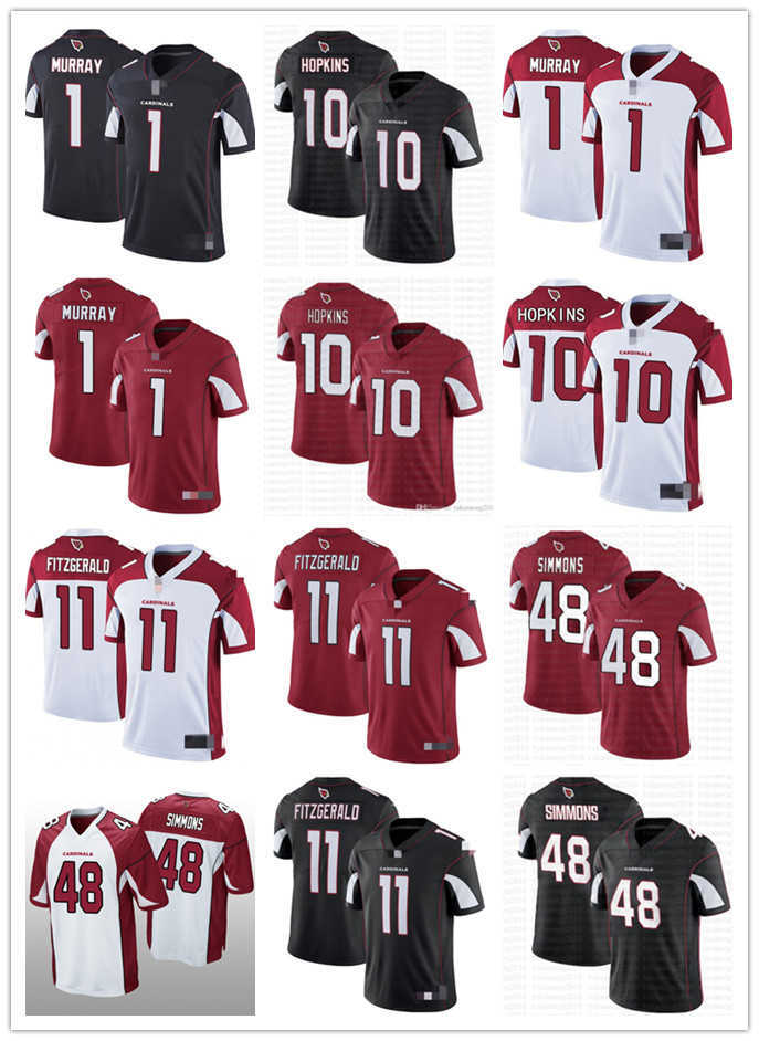 

Mens Women Youth ArizonaCardinalsKYLER 1 Murray Black Arry 11 Fitzgerald deandre Jerseys 10 Hopkins Football Isaiah 48 Simmons, Black;red