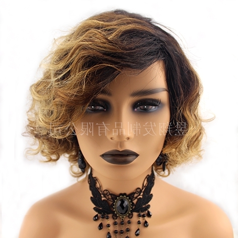 

/ Style Wig T1b 27humanhair wave full human hair wig curl mechanism Headcover, Wave 8inch t1b/27