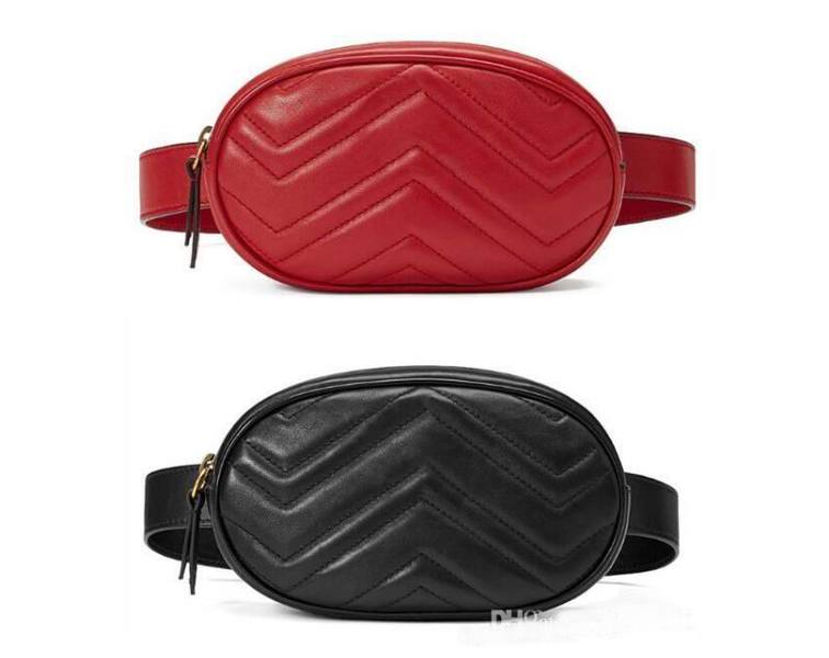 

Wholesale New Fashion Pu Leather Handbags Women Bags Fanny Packs Waist Bags Handbag Lady Belt Chest bag 4 colors