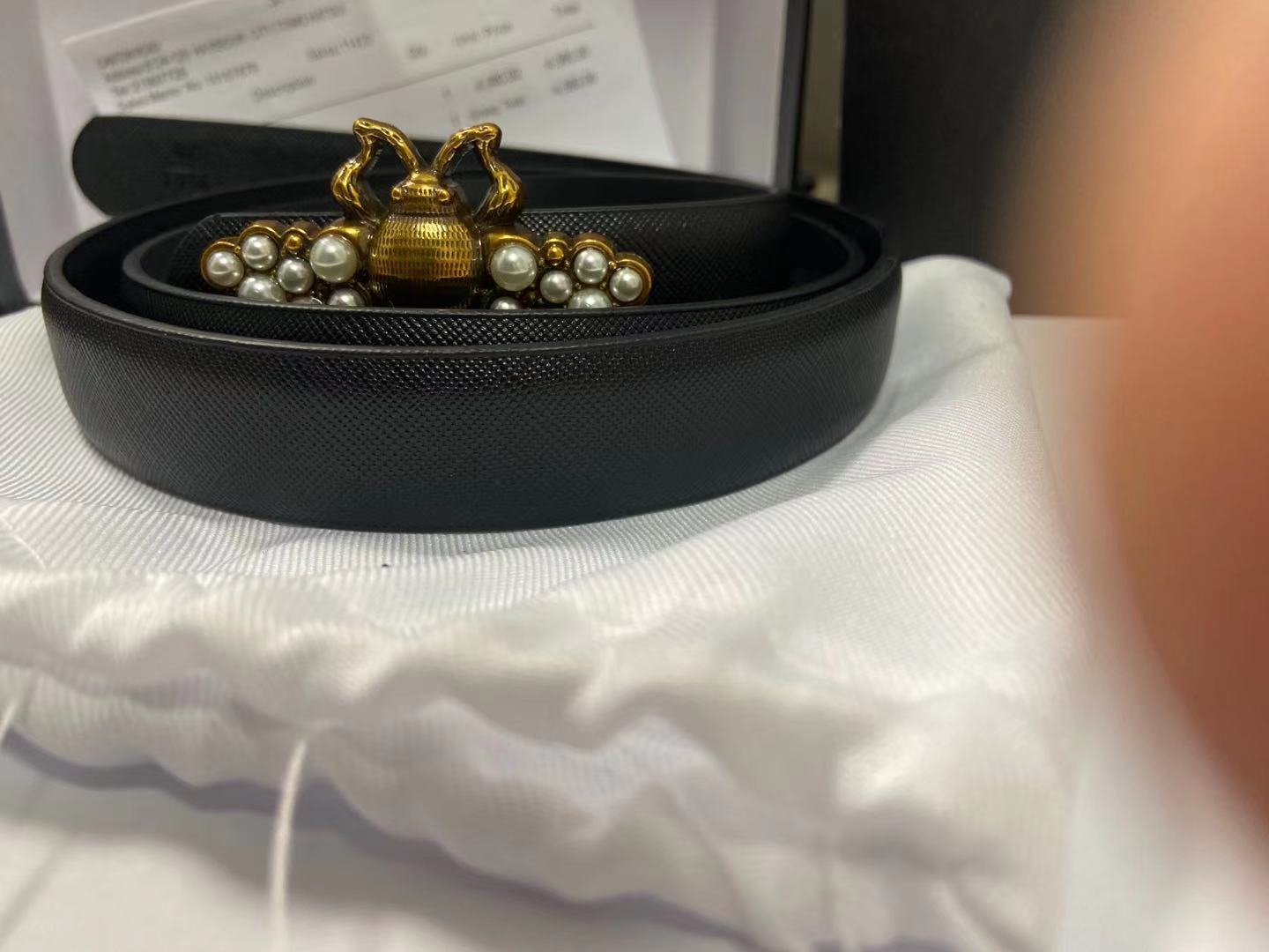 

Reversible Buckle Belt Man Woman Belts Casual Smooth Buckle Belt Width 3.4cm 3.8cm Optional 5 Color Highly Quality with Gift Box, Black;brown