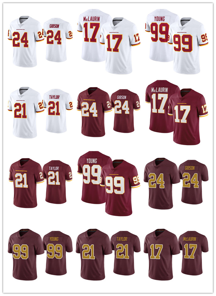 

WashingtonMEN Football Team Terry McLaurin Antonio Gibson chase young Sean Taylor Vapor Limited Burgundy football Jersey, Black;red