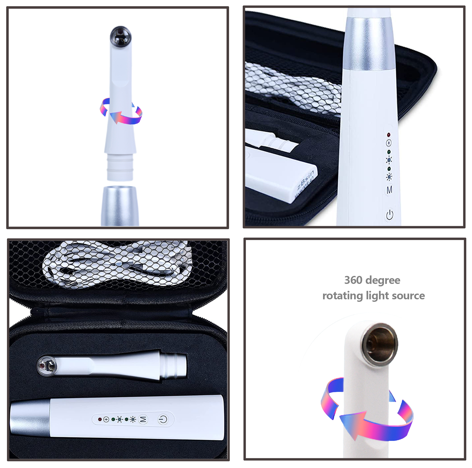 

660nm 850nm handheld Red Light Therapy Coverage treatment inside or outside in mouth to be canker Oral cold Sore device