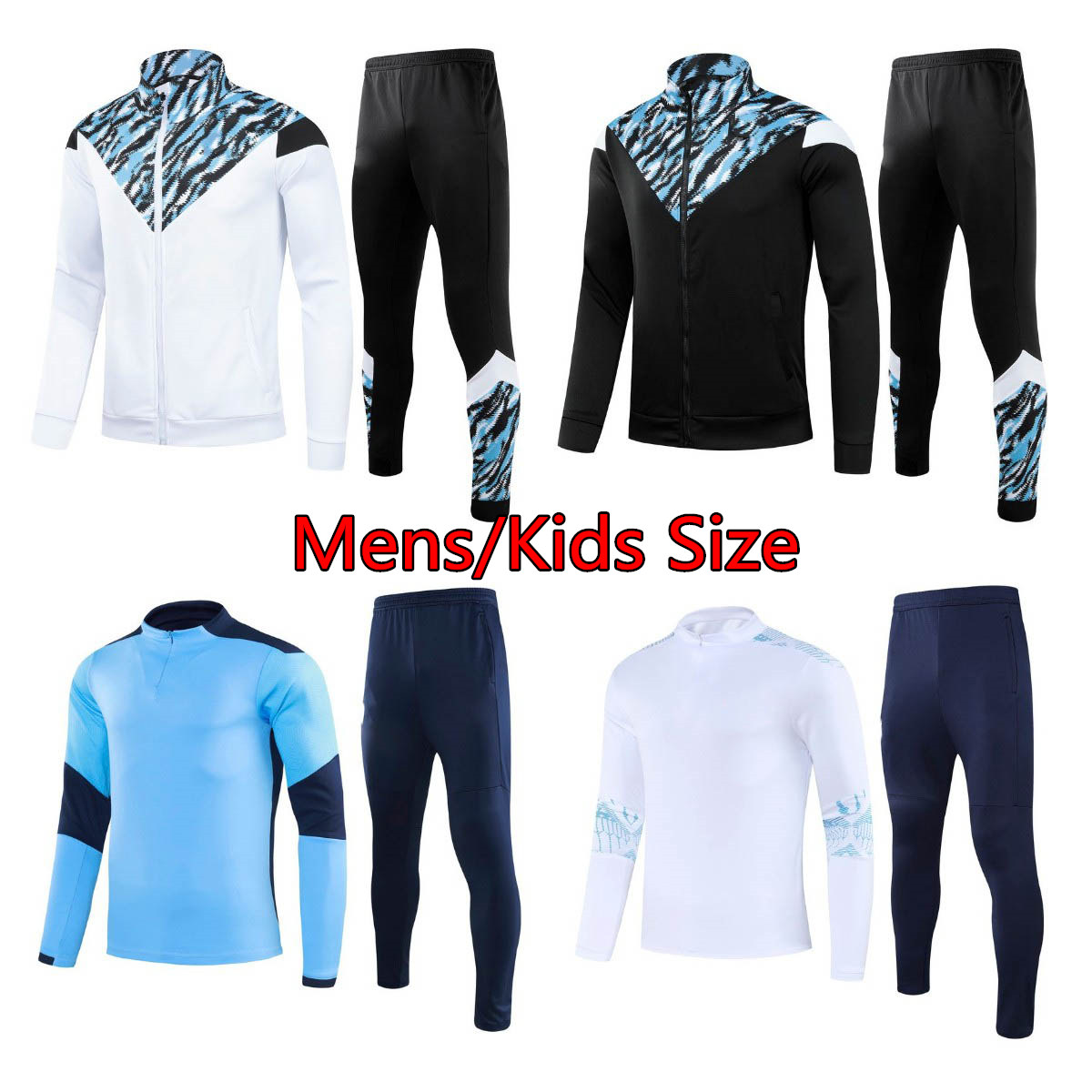 

21 22 Man City mens kids jacket Tracksuits Jesus Rodrigo kits child training pre match shirt soccer DE BRUYNE children football sportwear, Kids 1