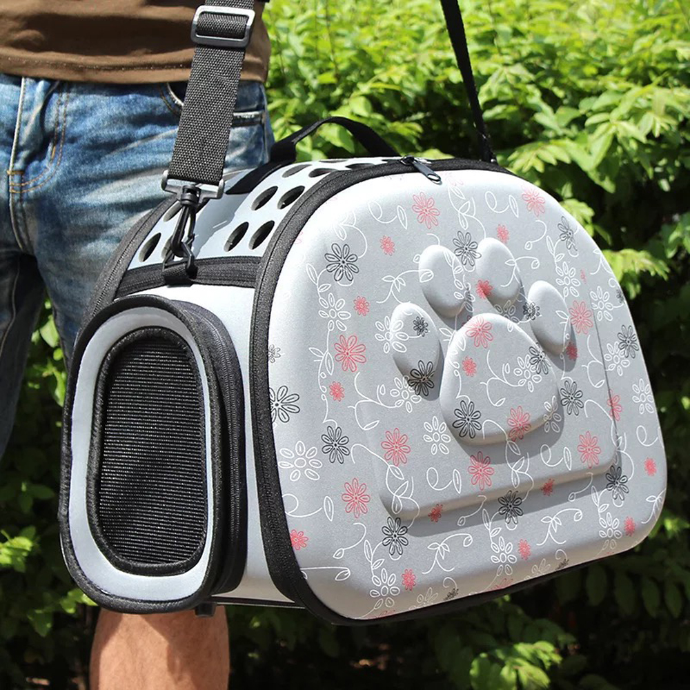 

Fodabe Cats Shouder Bags Carrying Dogs Outdoor Outing Handbag Pets Satche Kitten Portabe Bag Soft Mesh Breathabe Air Box