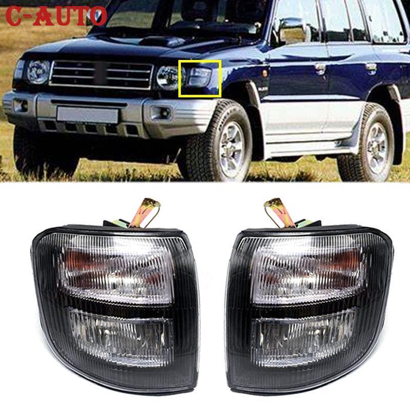 

Emergency Lights Front Side Marker Corner Light Turn Lamp Car For Mitsubishi Pajero V33 1997-1999 2 II Montero