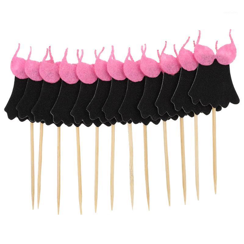 

Party Decoration 12Pcs Sexy Skirt Shaped Cake Toppers Birthday Topper Cupcake Decors