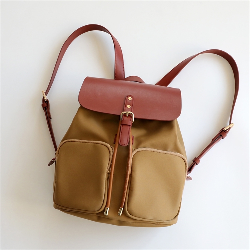 

Bafunai Drawstring Backpack for women, Black