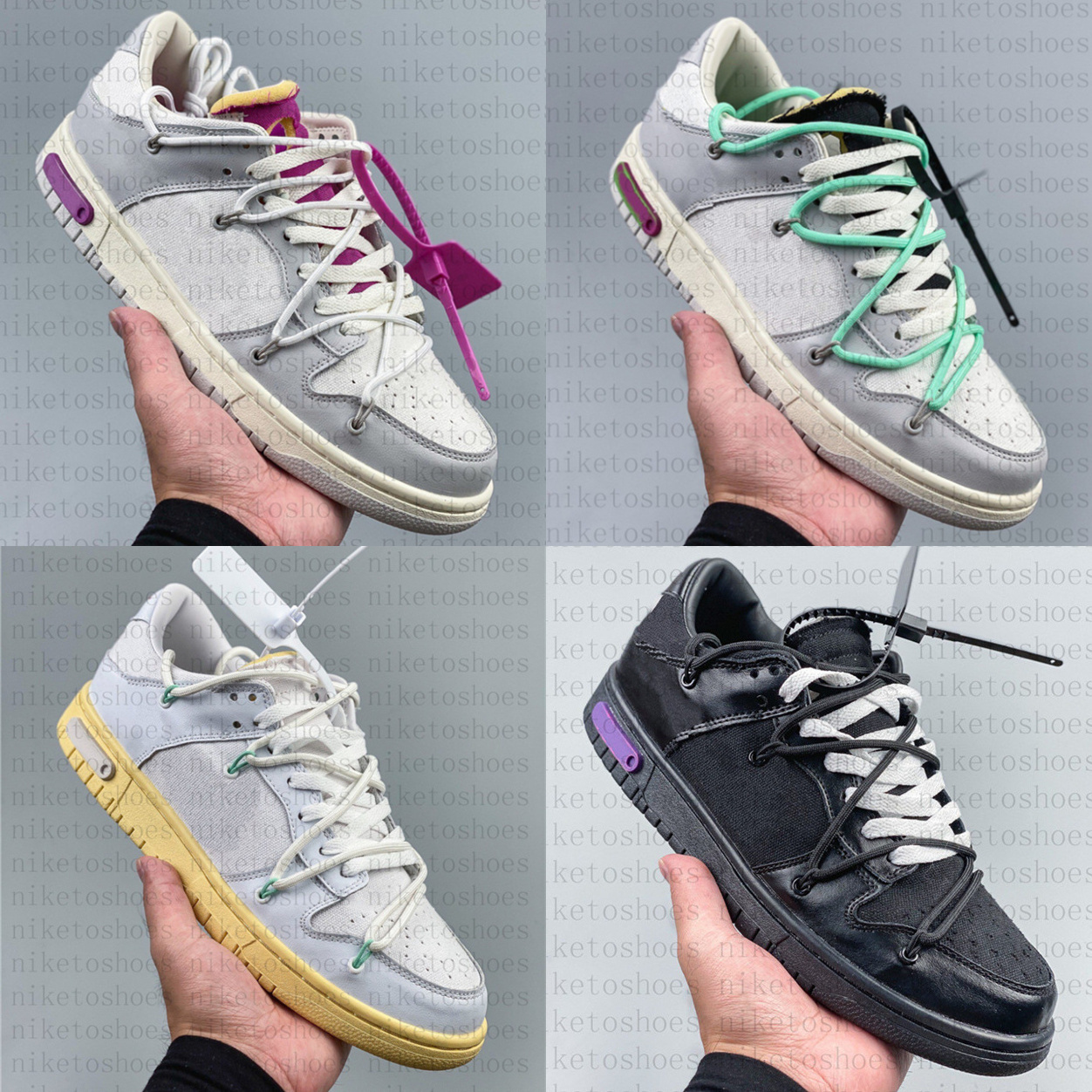 

DESIGNER LOW LTHR/OW OFF Casual Shoes White/Sliver Trainer Black/Purple Dear Summer Sail THE 50 Sports Sneakers, 04