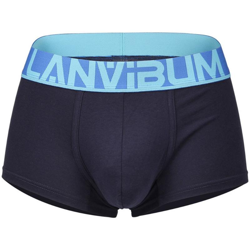 

Underpants Men Breathable Tight Panties Solid Color Cotton Elastic Boxer Briefs Men's String Thong Mesh High See-through, Black;white