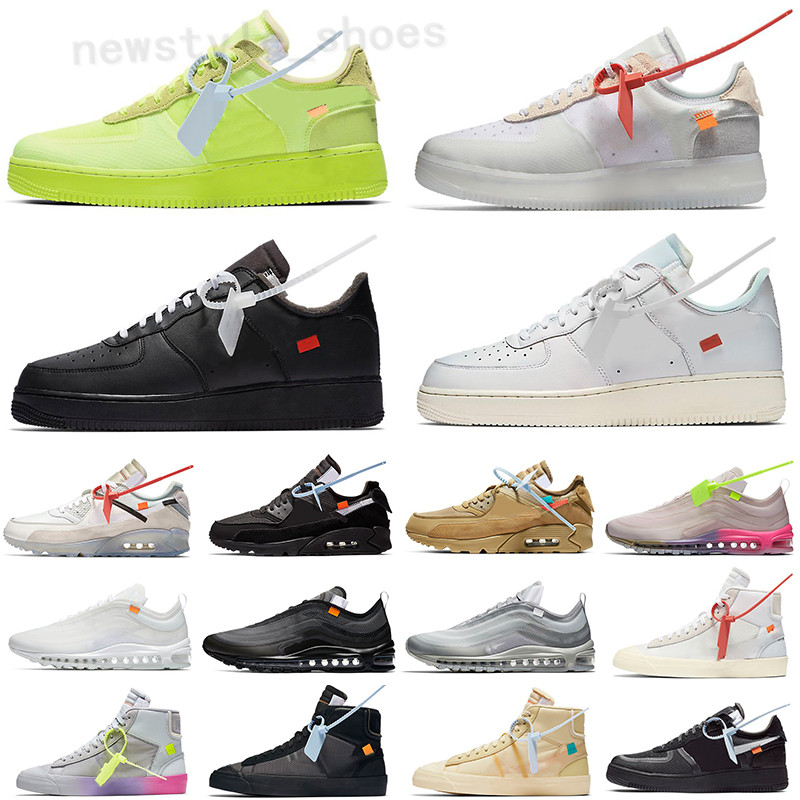 

90 90s Off Uomo corsa Grim Reaper Desert Ore Tutto Hallow Serena Williams Mid Low Top Black 2021 Classic Sport Donne Tennis Scarpe da TK09, #1