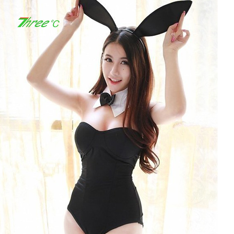 

Sexy Bunny Girl Uniform Temptation Adult Cosplay Suit Nightclub Rabbit Girl Clothing Deep-V One-piece Tights Sexy Lingerie Set