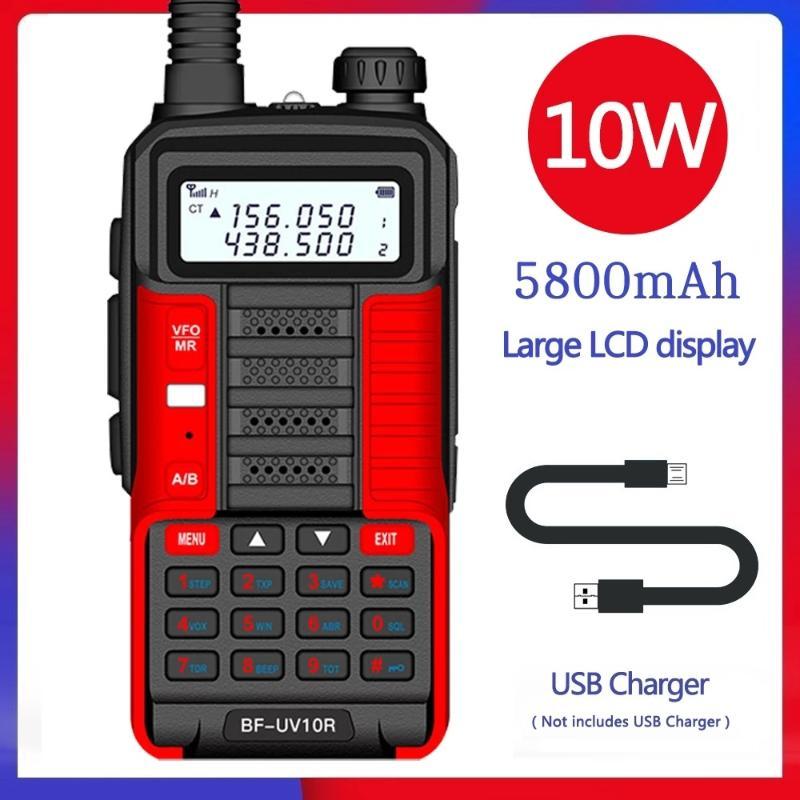 

Walkie Talkie BaoFeng UV-10R Two Way CB Radio Transmitter Long Range UV10R 128CH VHF UHF 136-174Mhz 400-520Mhz Dual Band