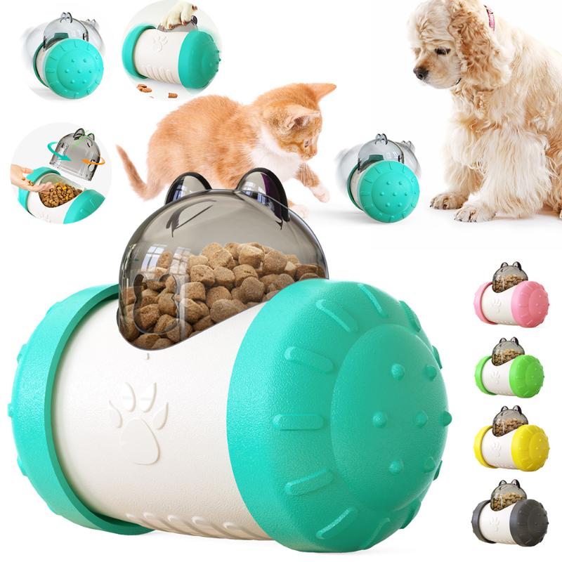 

Tumbler Swing Toys For Cats Kitten Interactive Balance Car Cat Chasing Toy With Catnip Funny Pet Products Can Place Dog