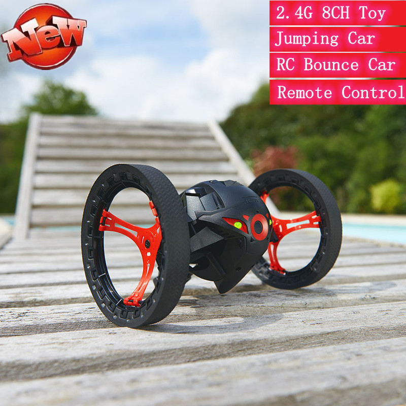 

Jumping Bounce RC Stunt Car 2.4G 8CH Super Cool Jumping Sumo Robot Car Toy 360 degree rotation drift Toy With Flexible Wheel toy