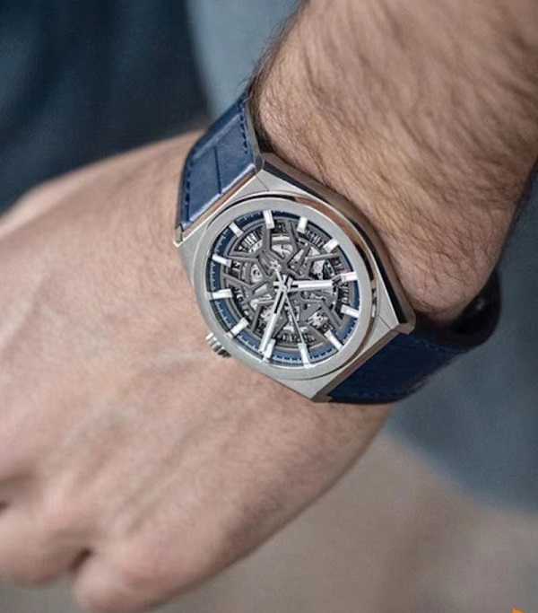 

41MM men watch mens wristwatch sapphire waterproof top quality Skeleton Dial Gummy Strap A2892 automatic movement 28800vph designer watches