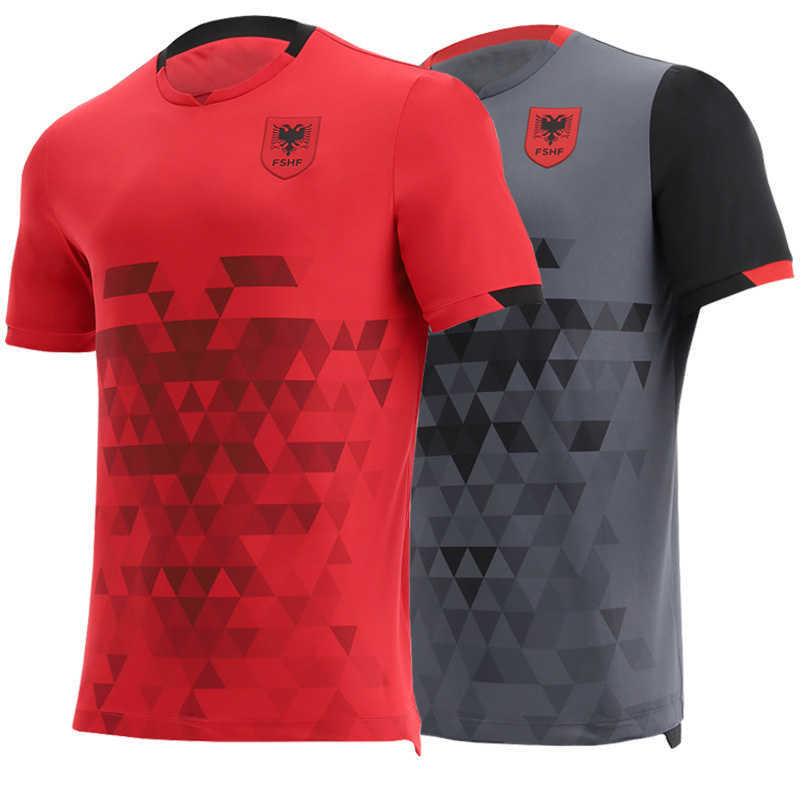 

2021 ALBANIA High quality Man soccer jersey Camisetas Albania National Men' Football Team Customize T-shirt Djimsiti Kumbulla X0712, No name number