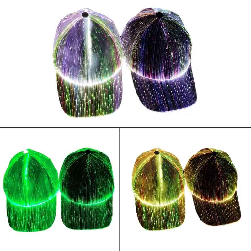 

New Fashion Fluorescence Baseball Cap Women Men Snapback Caps Luminous Gorras Sport Casquette Hip Hop Cap Hat J1210, Blue;gray