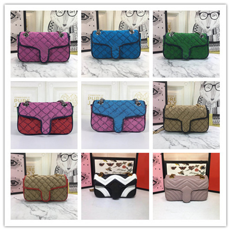 

Designer Luxury Marmont Quilting 446744 Small Shoulder Bag Ggma Montt Mini Bag Beige Black Rank Previously Matelassé Mini Chain Bag Size:22*13*4cm, Don't pay it