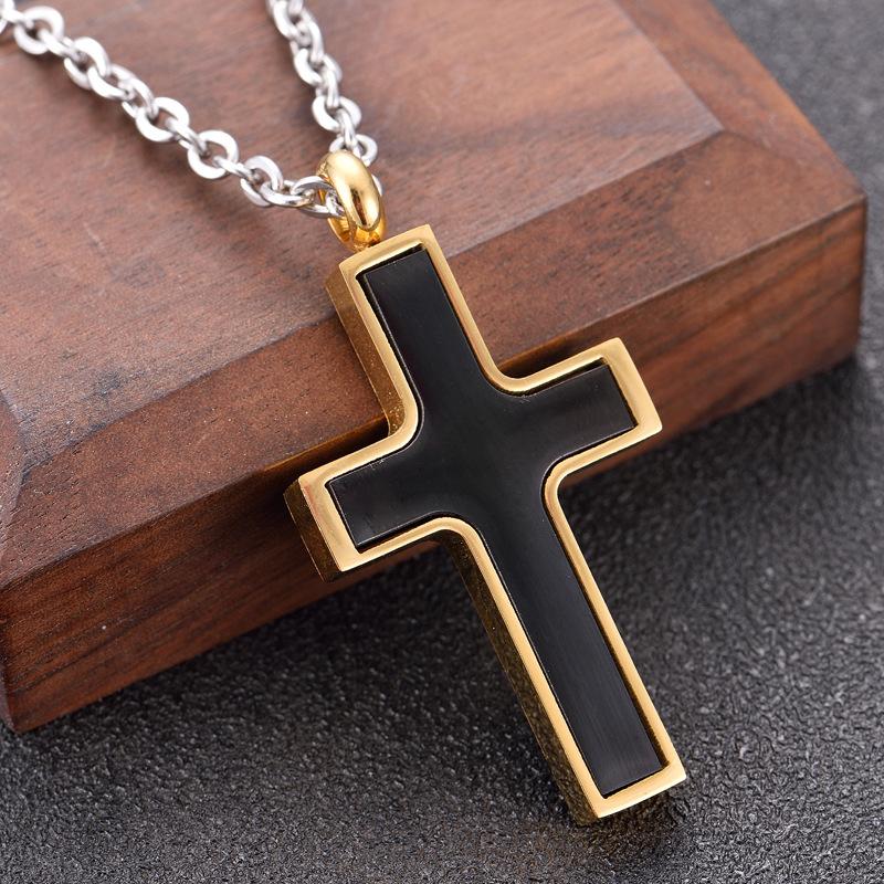 

Pendant Necklaces 2021 Cross Necklace Gothic Vintage Pendants Cool Street Style For Men Women Punk Jewelry