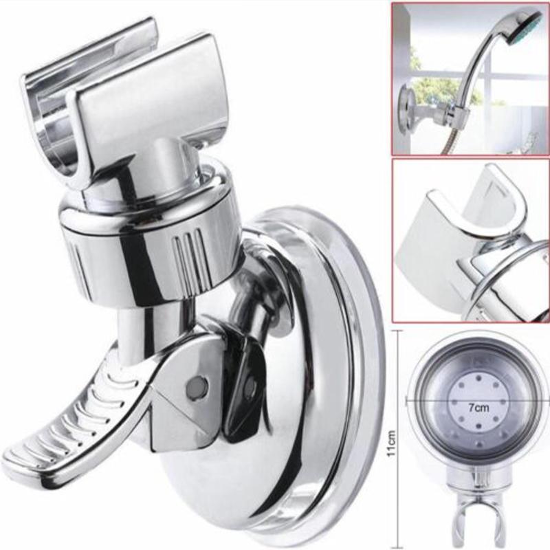 

Adjustable Shower Head Handset Holder Rack Bracket Cup Accessory Mounted Suction Wall For Bathroom Bath Set