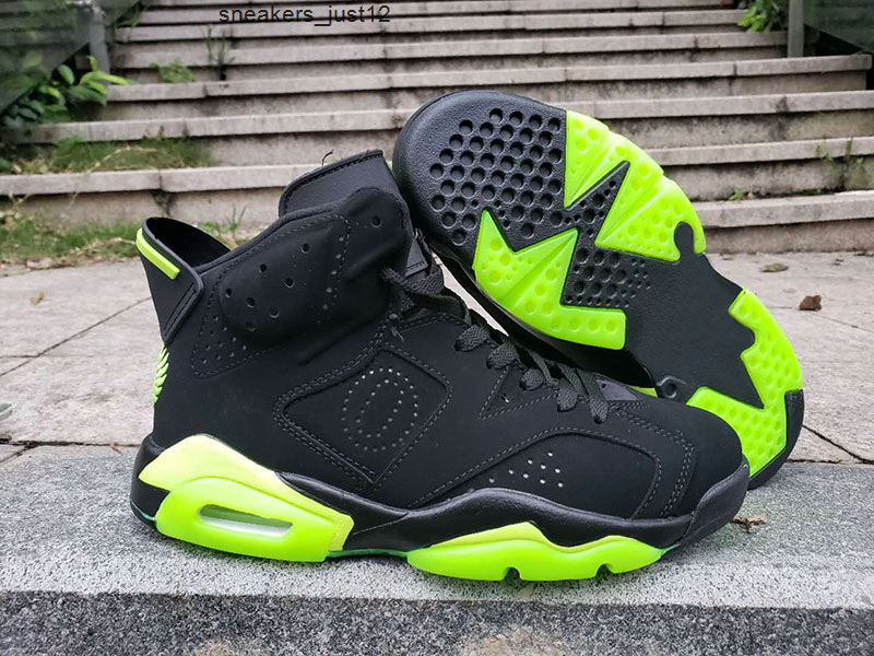 

Oregon Ducks PE 6 men basketball shoes JumpDucks Apple Green Black player exclusive custom sports trainers mens fashion Sneakers with box
