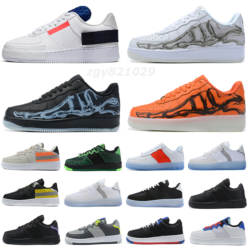 

REACT QS 1 Mens Womens Running Shoes Fashion Skateboarding Couple Lovers Classics Sportwear Skate Sneaker Low Sports Forces size 36-45 v77, Color 1