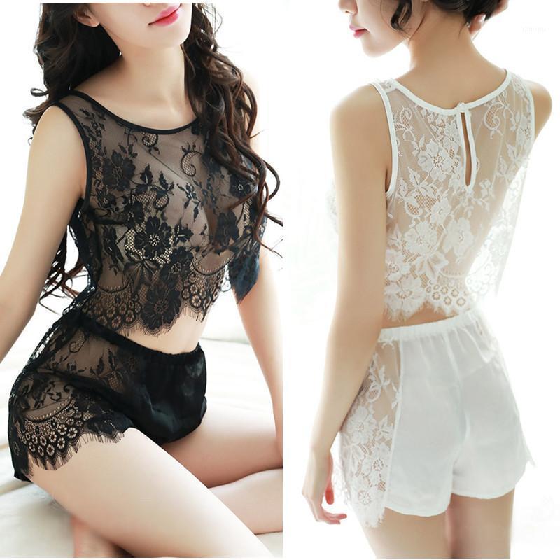 

Women Tube Tops + Short Sets Black White Lace Intimates Top Shorts Bustiers & Corsets