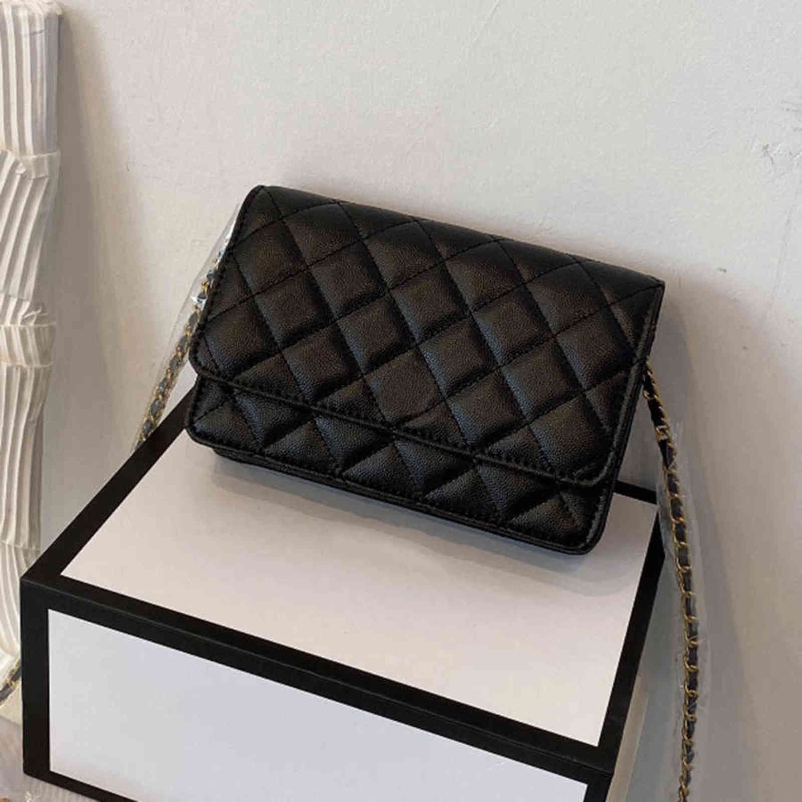 

Fashion Shoulder Cross Luxury Designer Oblique Women Body Bags Embroidery Thread Diamond Lattice Plain Vintage Genuine Leather Handbags H1201, Dust bag