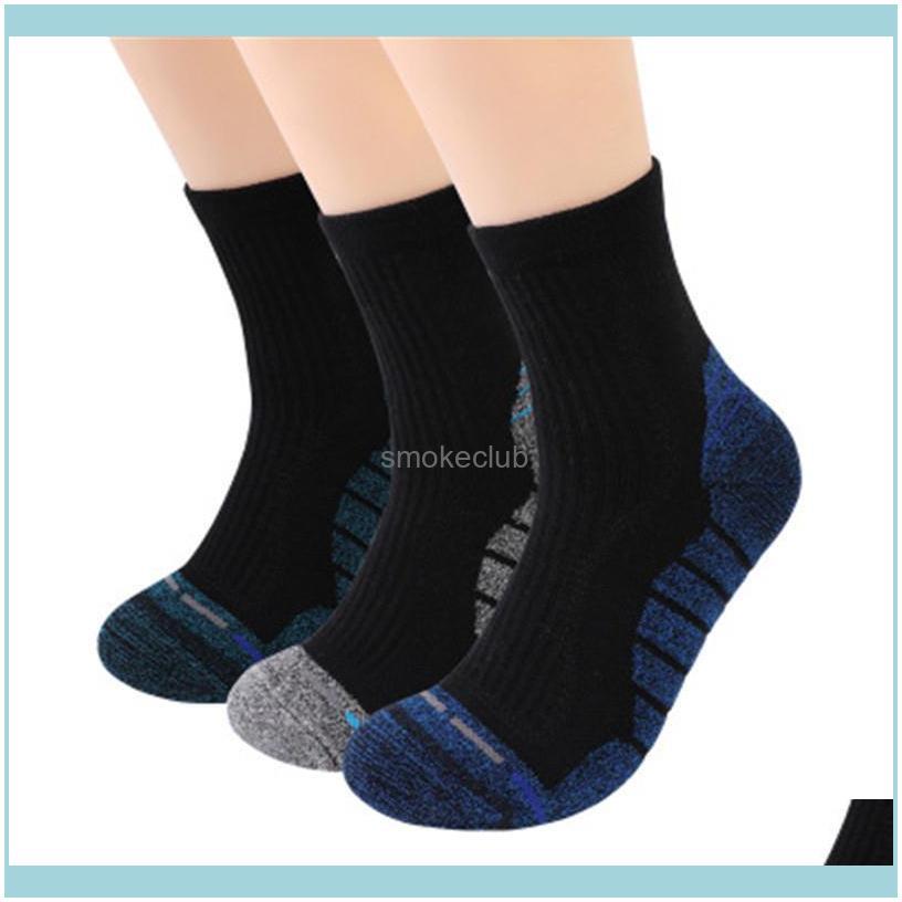 

Athletic As & Outdoors Pair Stripe Sports Sock Warm Thermal Outdoor Cycling Running Cam Cotton Breathable Socks Autumn Winter Unisex Drop De, Gray