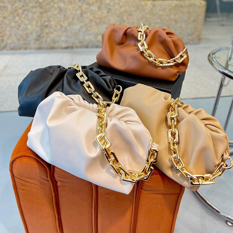 

High Quality Women Designers The Chain Pouch 2021 Shoulder Bags Fashion Handbag Tote Crossbody Bag Genuine Leather Wall Bottegas Venetas, Colour 2