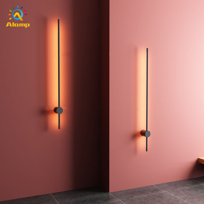 

Nordic Minimalist Long Wall Lamp Modern Tube Sconce Light Indoor Living Room bedroom LED Bedside Lamps Home Decor Lighting Fixtures