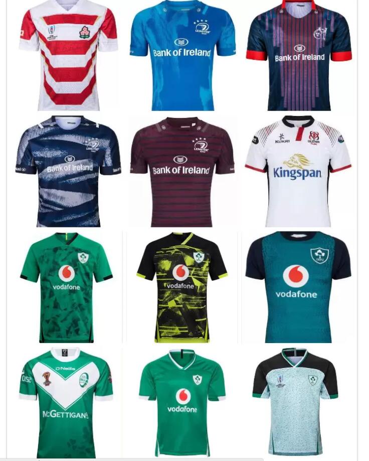 

2019 Ireland rugby Jerseys Irish IRFU Munster city League Leinster alternate jersey 2020 2021 Australia ulster Irishman shirts, Black;gray