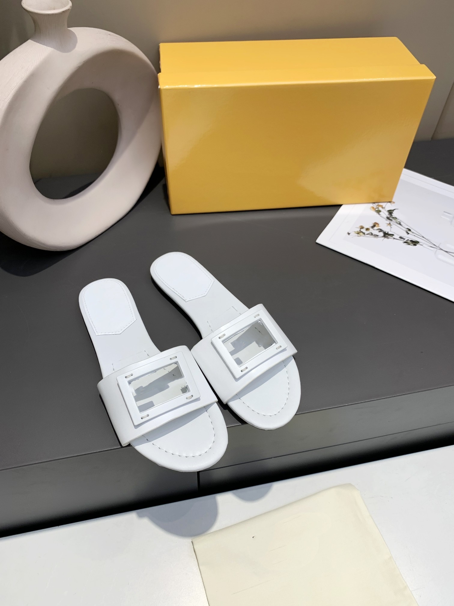 

2021 Slippers Sandals Women Designer Slides Fabric Rubber fur cotton Outsole Grass Green Thick Bottom Slipper wedge fluffy resort Sponge sliders sandal 0214, 05